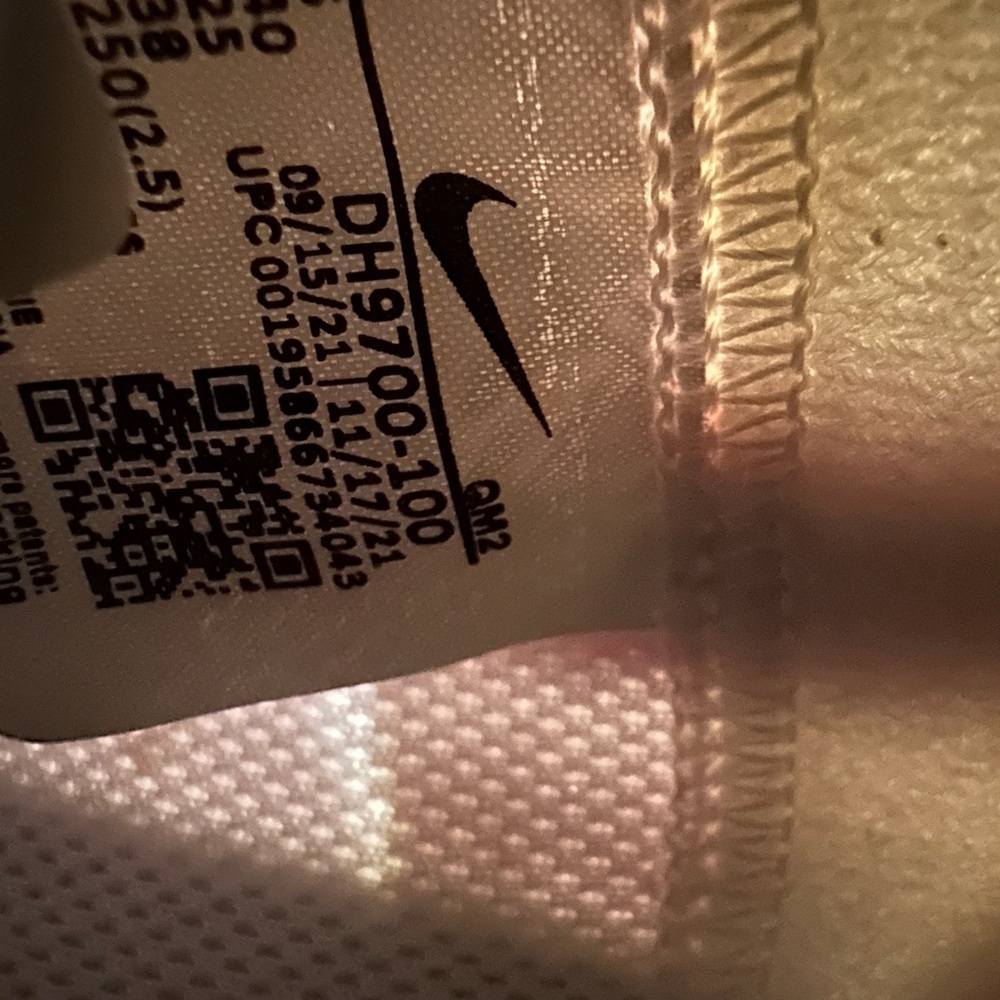 Nike Blazer Mid '77 SE (GS) Big Kids' Shoes White-Gym Red-Grey DH9700-100 Sz 7Y - Picture 7 of 9